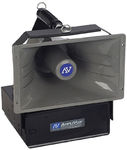 50 Watts - AmpliVox Portable Sound System Half Mile Hailer Rentals & Sales